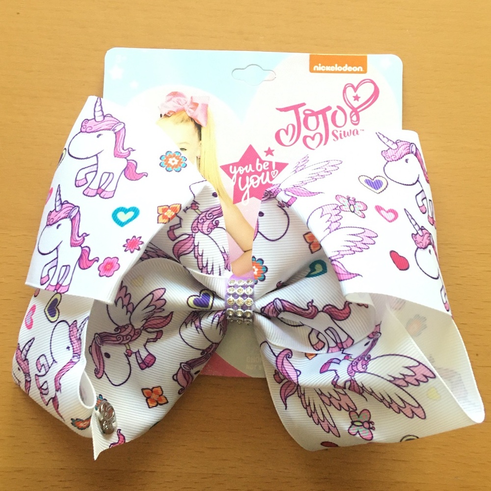 JoJo Siwa Unicorn Print Big Bow